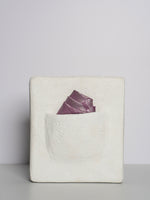 Handwoven Magenta Silk Pocket Square