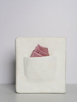 Handwoven Pink Silk Pocket Square