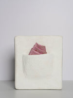 Handwoven Pink Silk Pocket Square