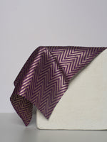 Handwoven Navy Silk Pocket Square