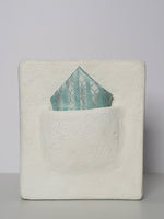 Handwoven Blue Silk Pocket Square