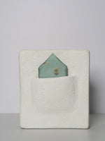 Handwoven Blue Silk Pocket Square