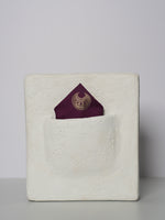 Handwoven Maroon Silk Pocket Square