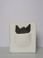 Handwoven Black Silk Pocket Square