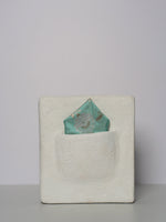 Handwoven Sea Green Silk Pocket Square