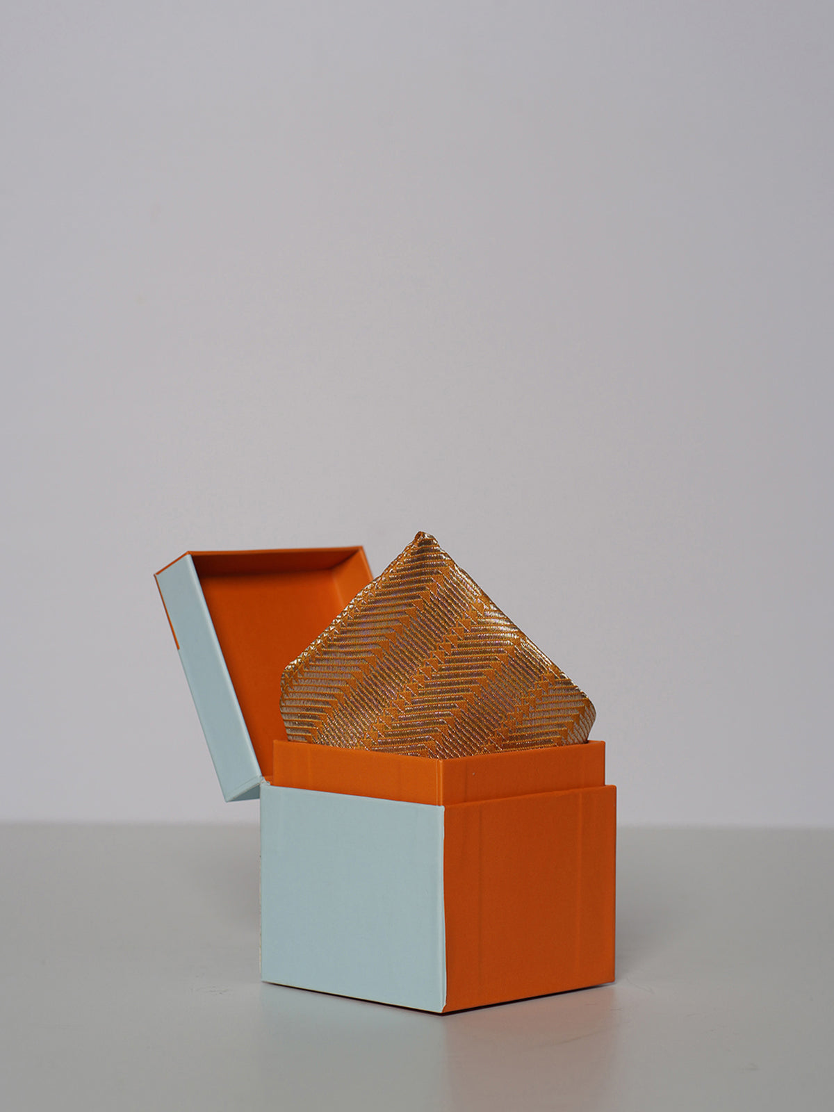 Handwoven Yellow Silk Pocket Square