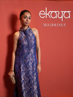 Handwoven Royal Blue Kurta Set