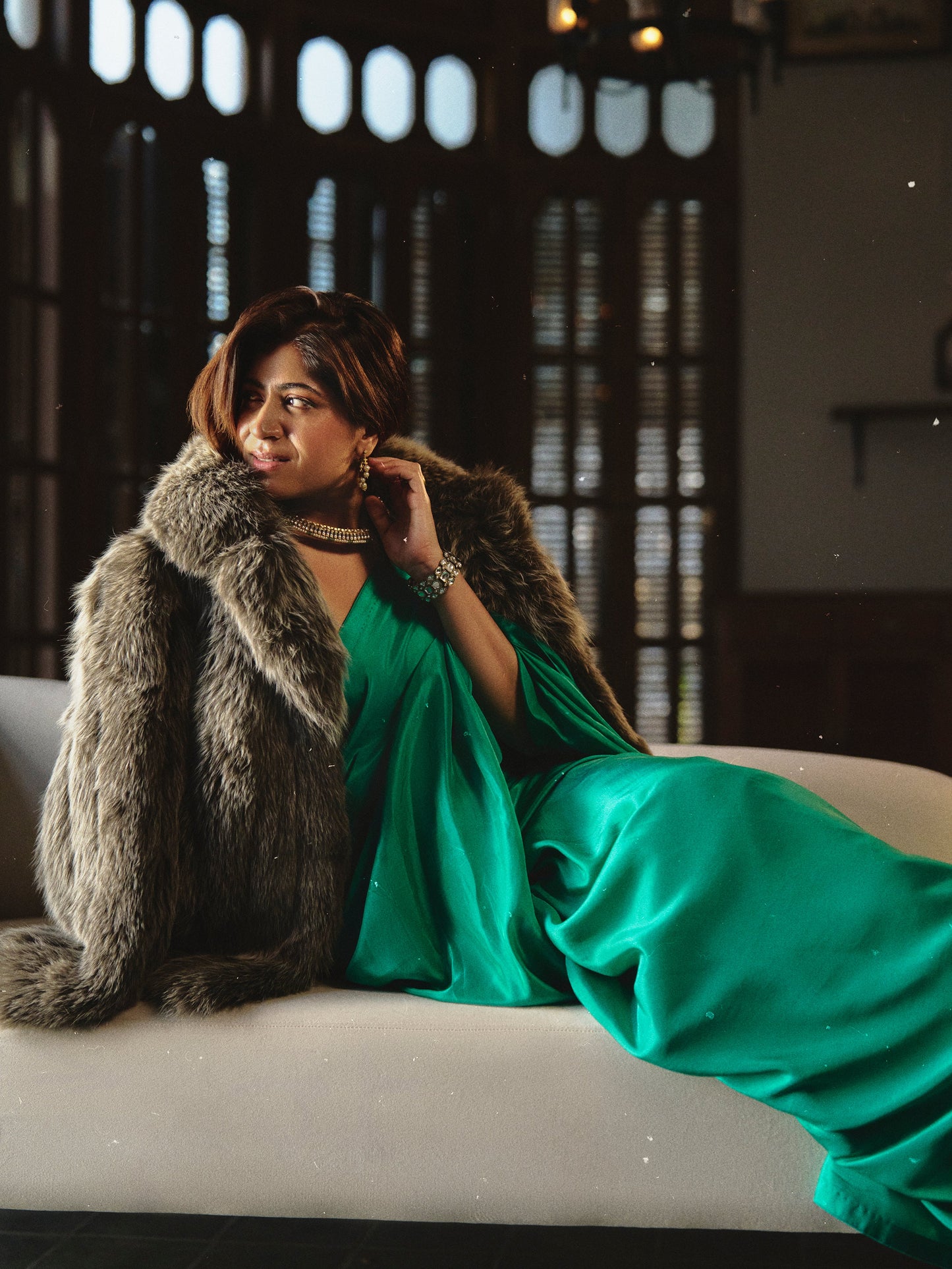 Handwoven Peppermint Green Silk Saree