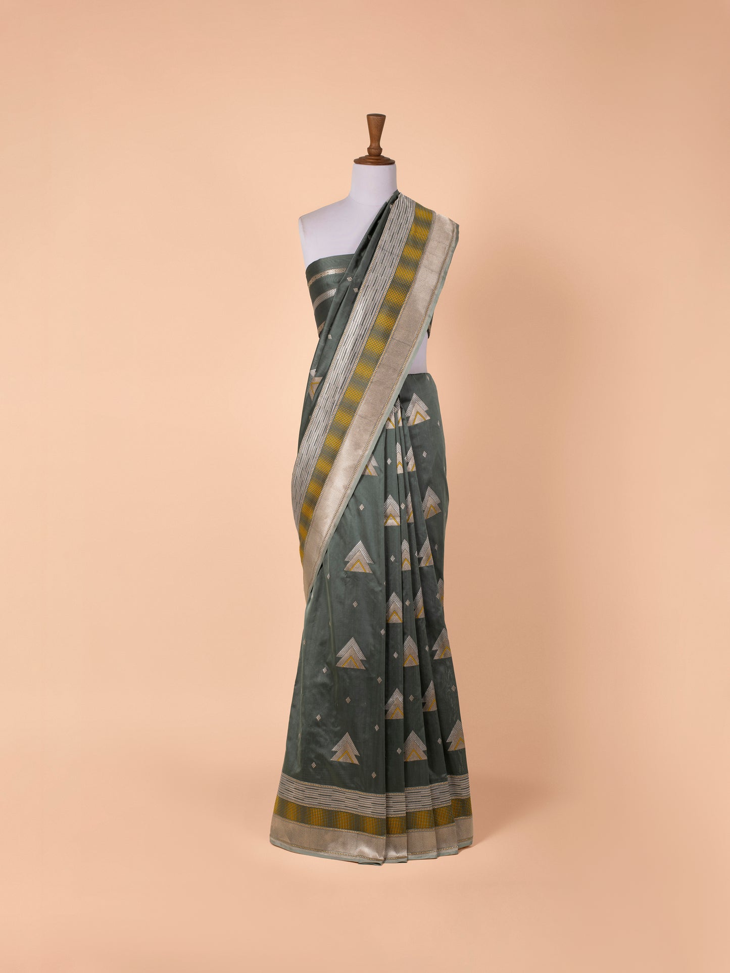 Handwoven Green Silk Saree