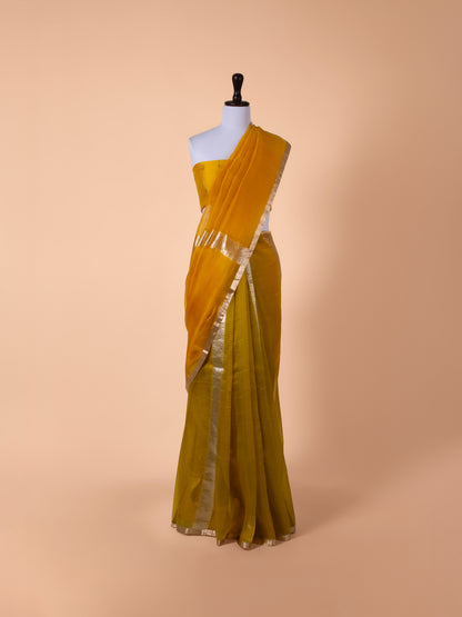 Handwoven Multicolor Silk Saree