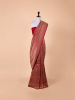 Handwoven Red Silk Saree