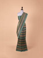 Handwoven Green Silk Saree