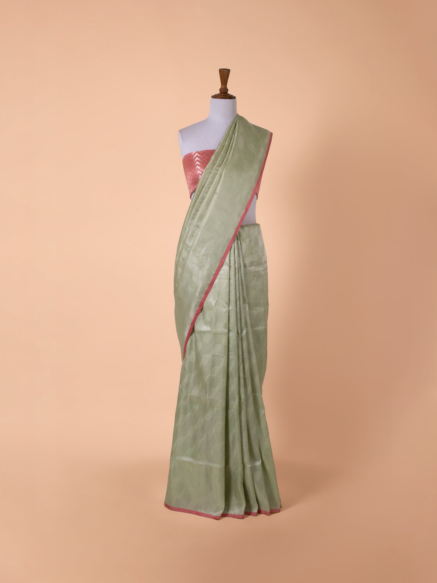 Handwoven Green Silk Saree