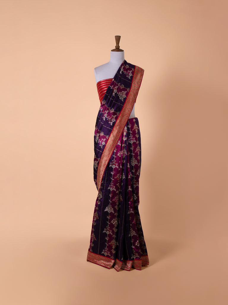 Handwoven Multicolour Silk Saree