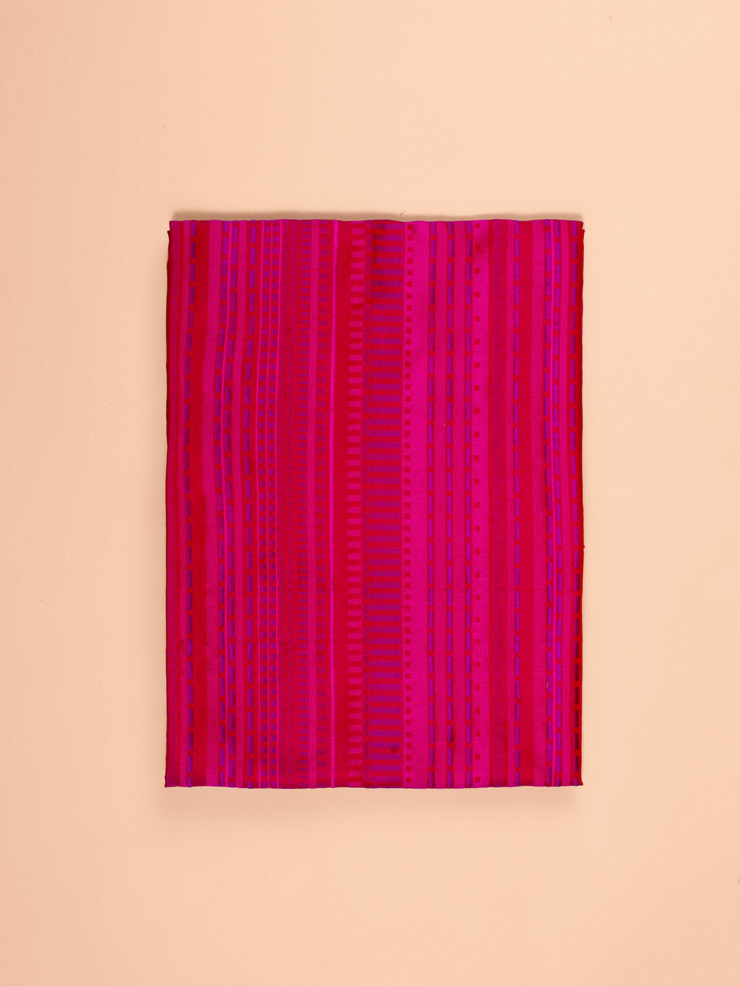 Handwoven Rani Pink Silk Fabric