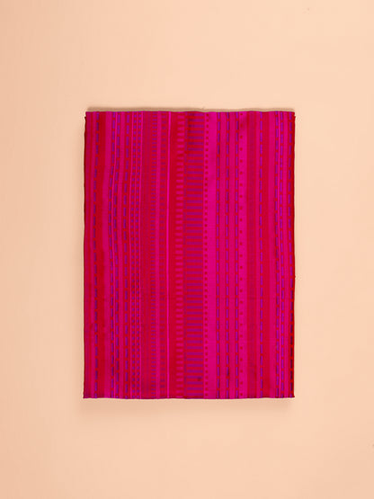 Handwoven Rani Pink Silk Fabric