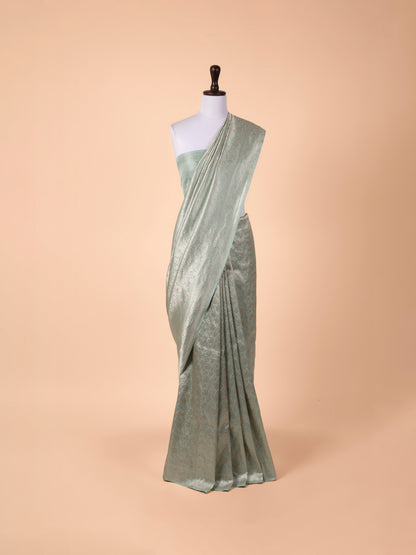 Handwoven Blue Silk Saree