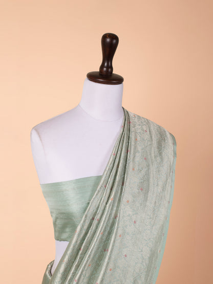 Handwoven Blue Silk Saree