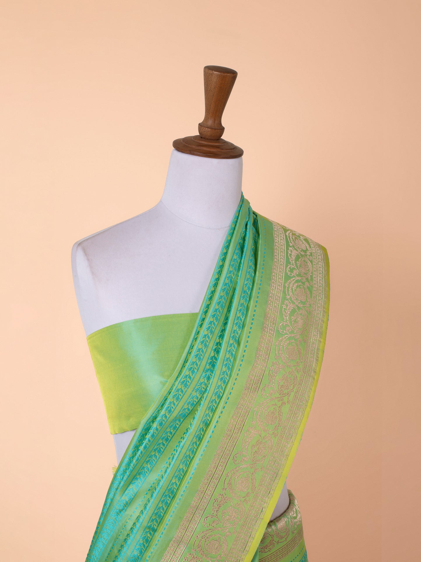 Handwoven Green Silk Saree