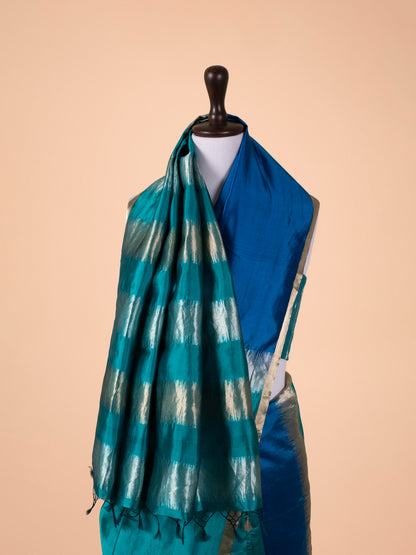 Handwoven Blue Silk Saree