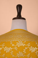 Handwoven Yellow Georgette Dupatta