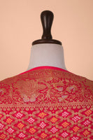 Handwoven Pink Georgette Dupatta