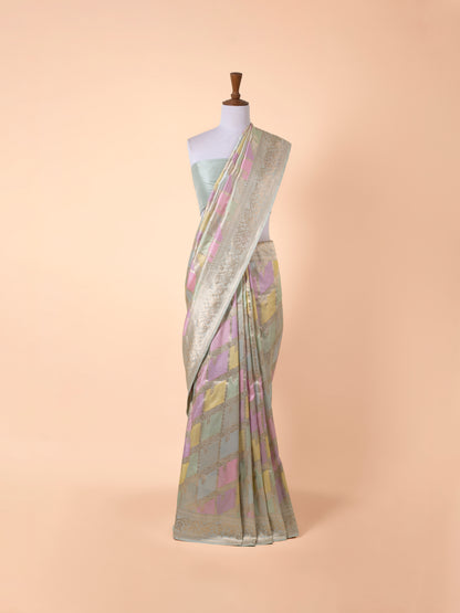 Handwoven Green Silk Saree