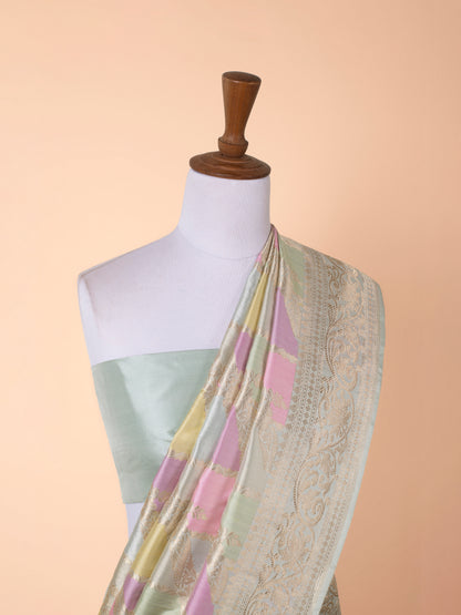 Handwoven Green Silk Saree