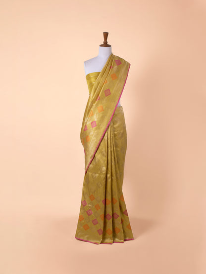 Handwoven Green Silk Saree