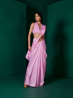 Handwoven Blush Pink Silk Saree