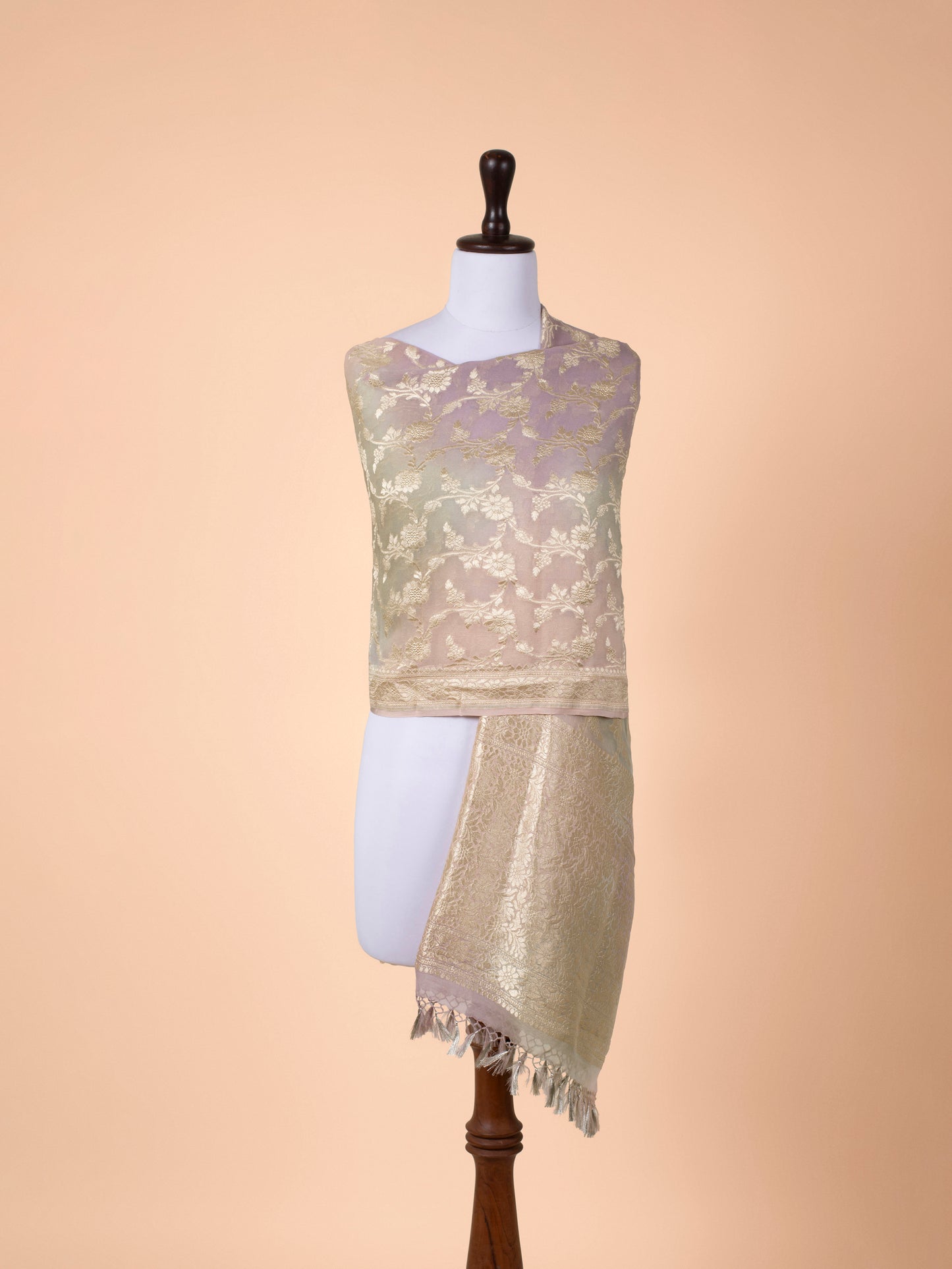 Handwoven Multicolour Georgette Dupatta