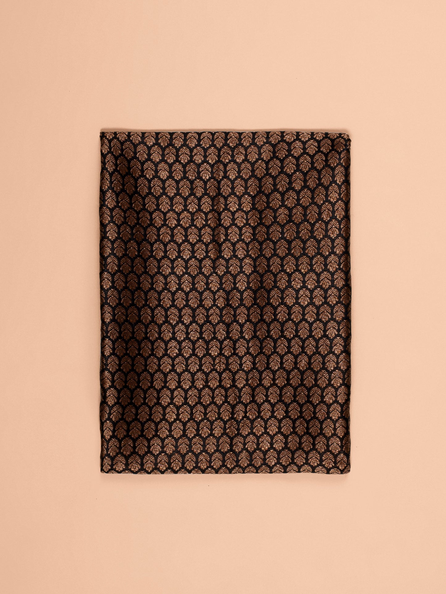 Handwoven Black Silk Fabric