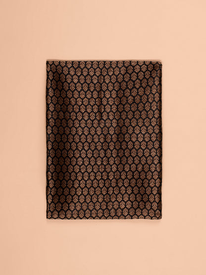 Handwoven Black Silk Fabric