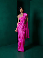 Handwoven Ekaya Pink Silk Saree