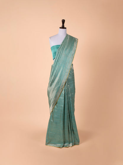 Handwoven Green Silk Saree