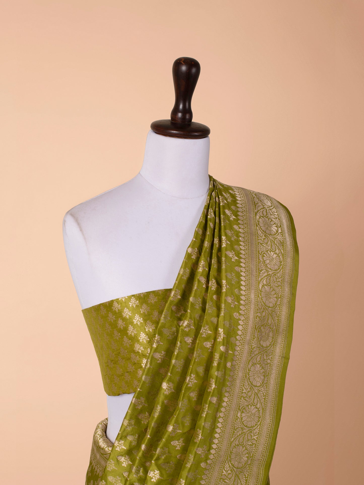 Handwoven Green Silk Saree