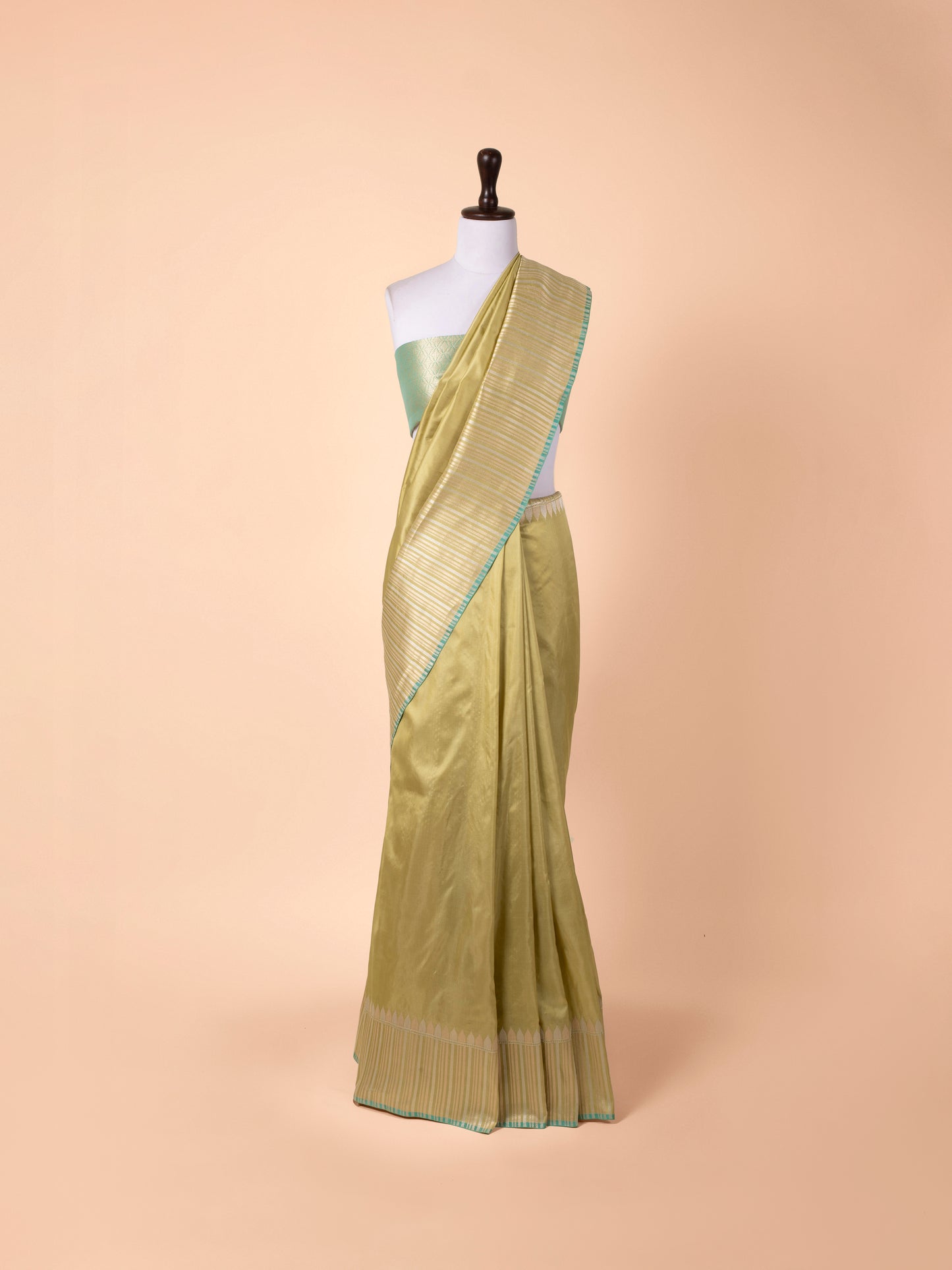 Handwoven Green Silk Saree