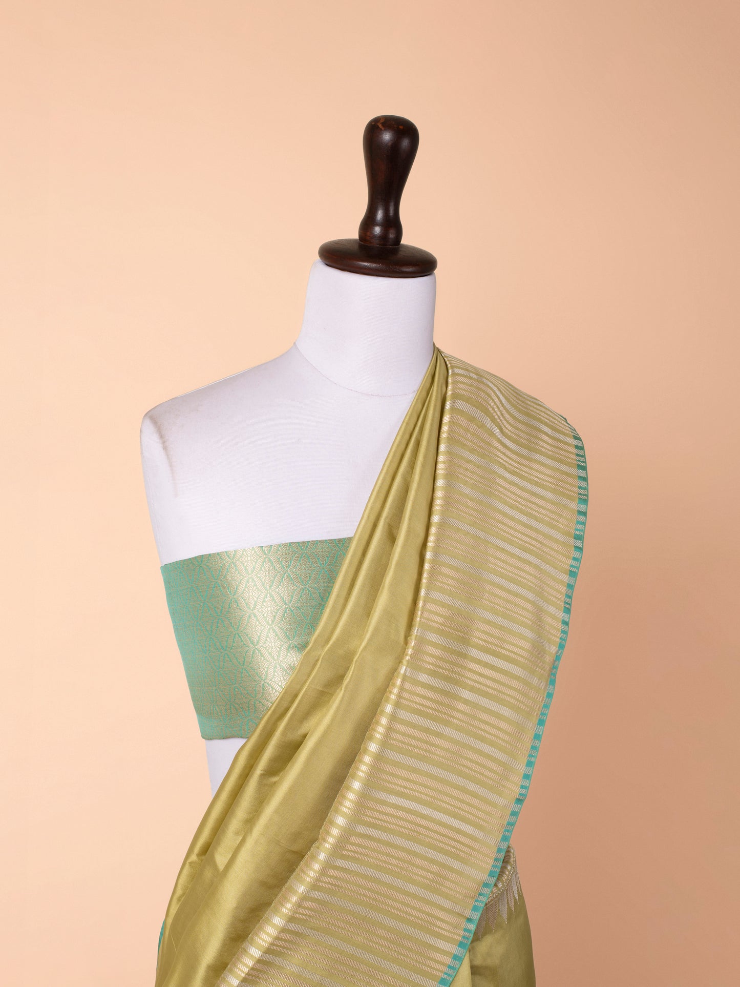 Handwoven Green Silk Saree