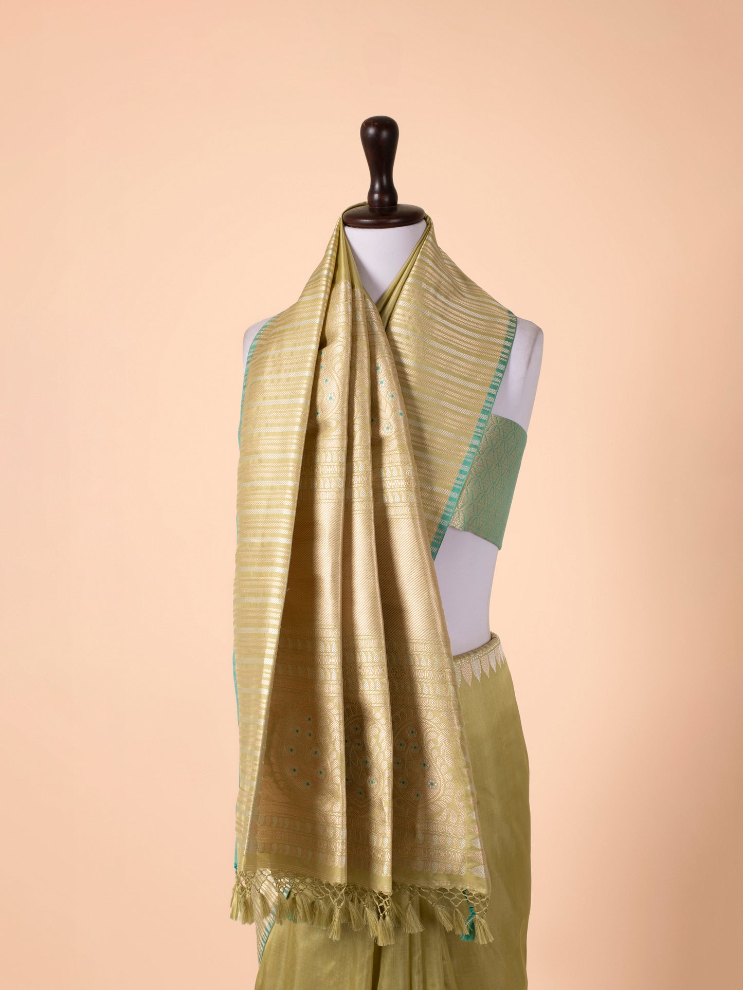 Handwoven Green Silk Saree