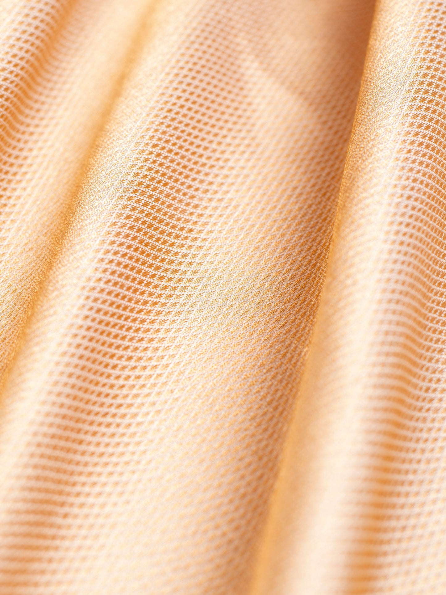 Handwoven Peach Silk Fabric