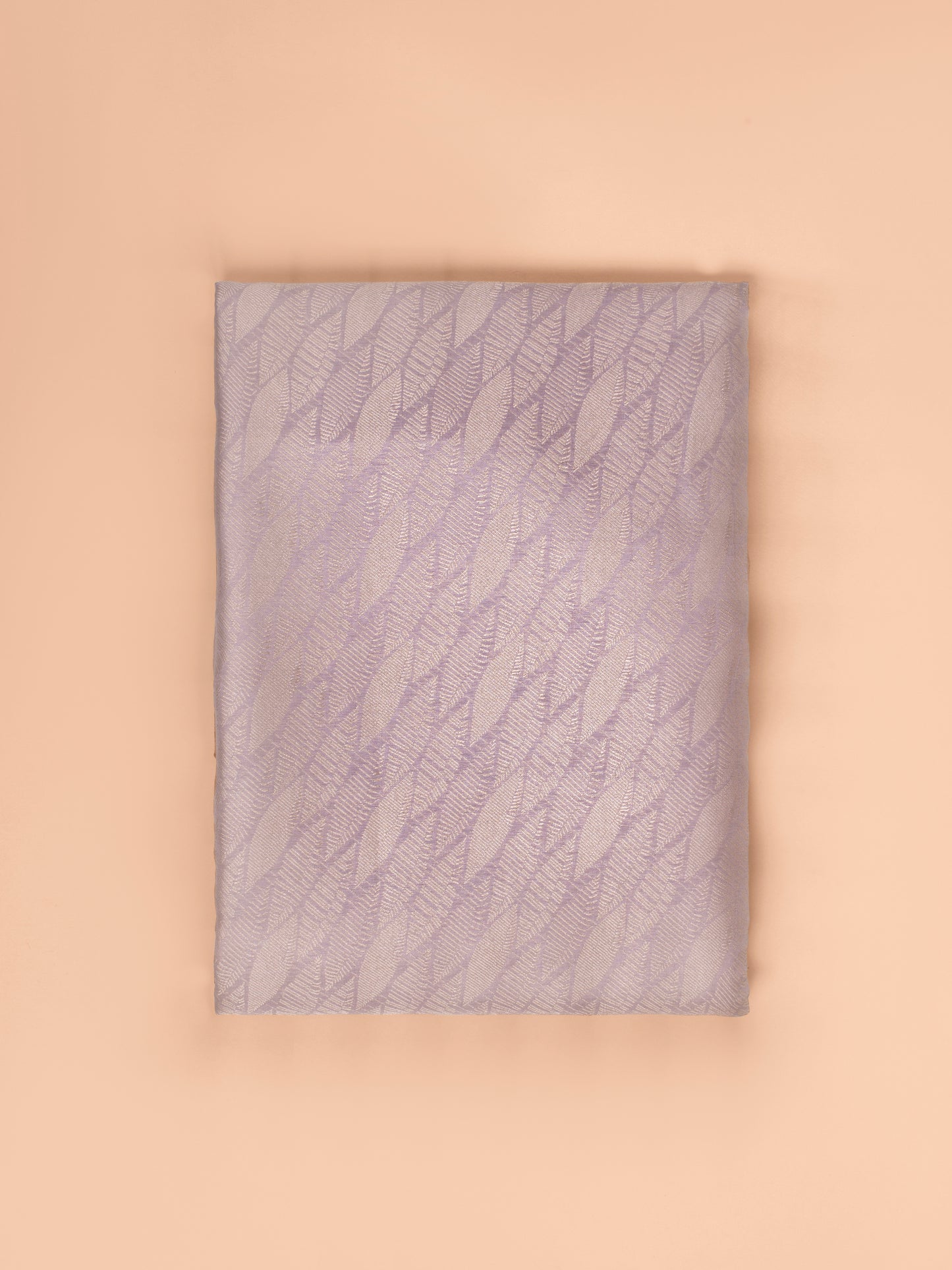 Handwoven Mauve Satin Silk Fabric