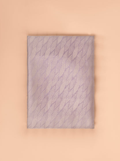 Handwoven Mauve Satin Silk Fabric