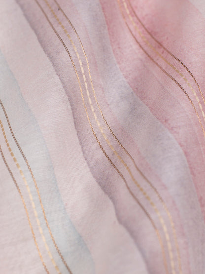 Handwoven Multicolor Silk Fabric