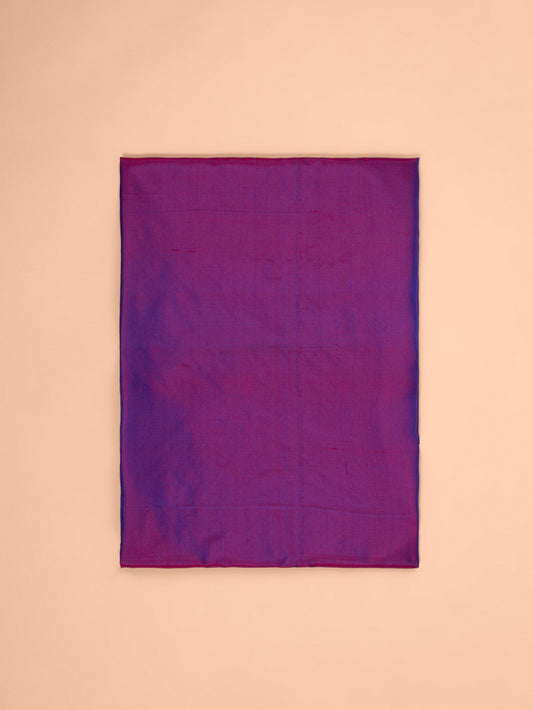 Handwoven Purple Silk Fabric