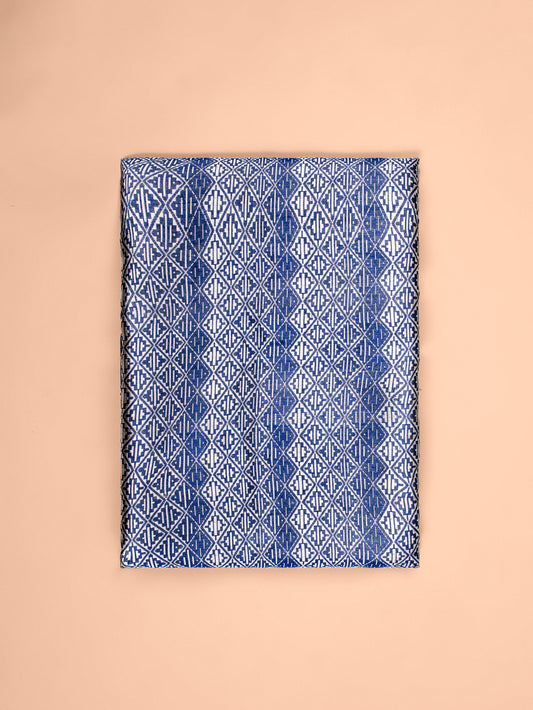 Handwoven Blue Silk Fabric