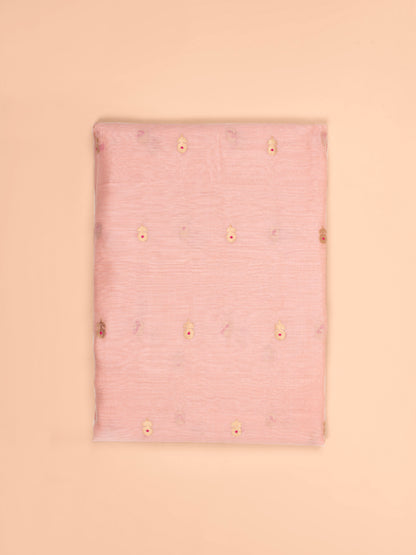 Handwoven Pink Cotton Fabric