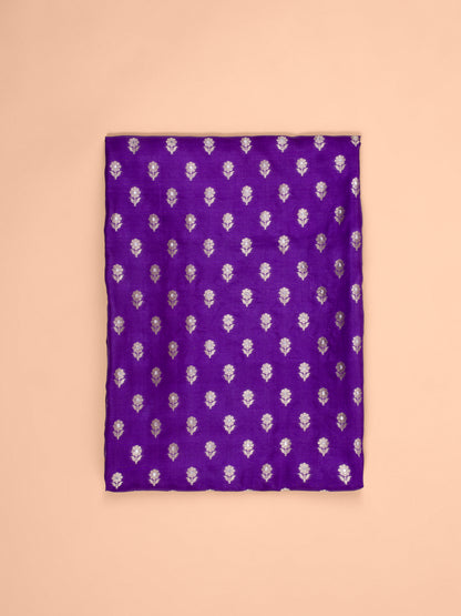 Handwoven Purple Silk Fabric