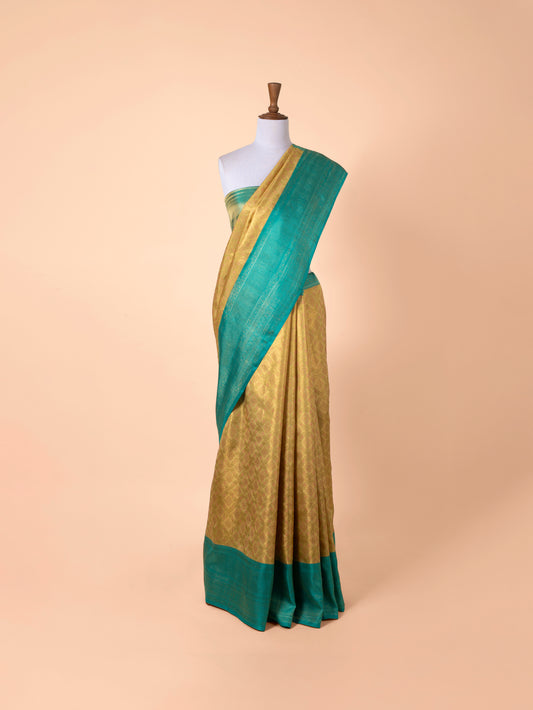 Handwoven Green Silk Saree