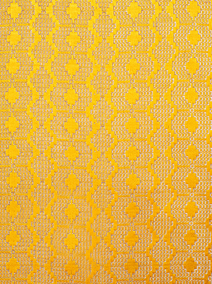 Handwoven Yellow Silk Lehenga