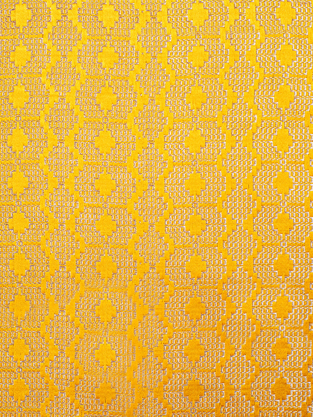 Handwoven Yellow Silk Lehenga